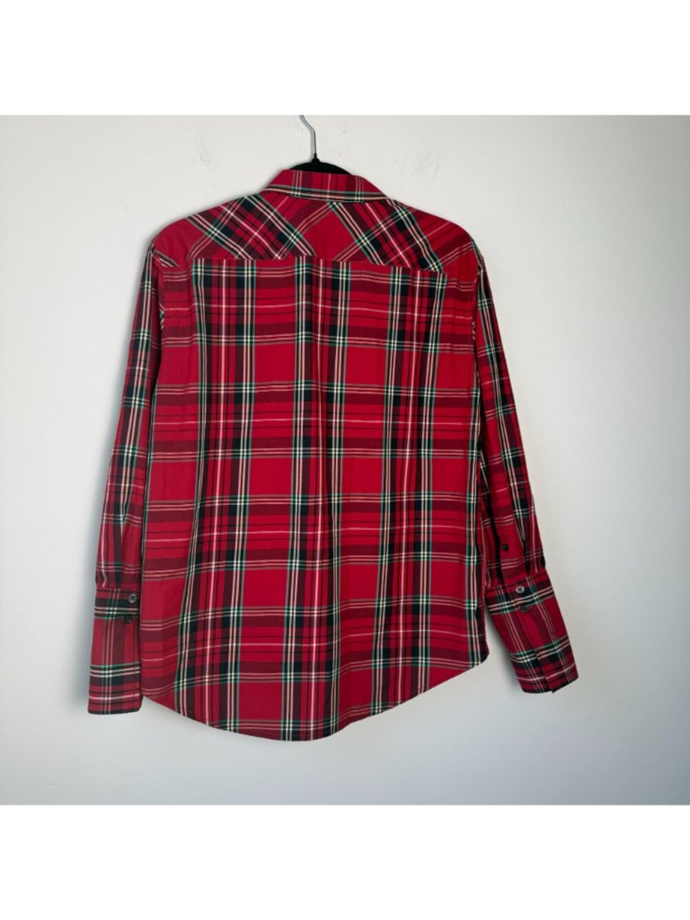 J. Crew Garçon Classic Shirt In Plaid Organic Cotton Poplin Sz 8 Holiday Preppy - Picture 3 of 9